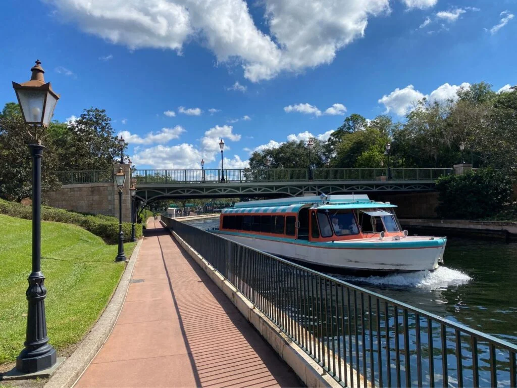 Friendship Boats at Disney's Beach Club Walkway