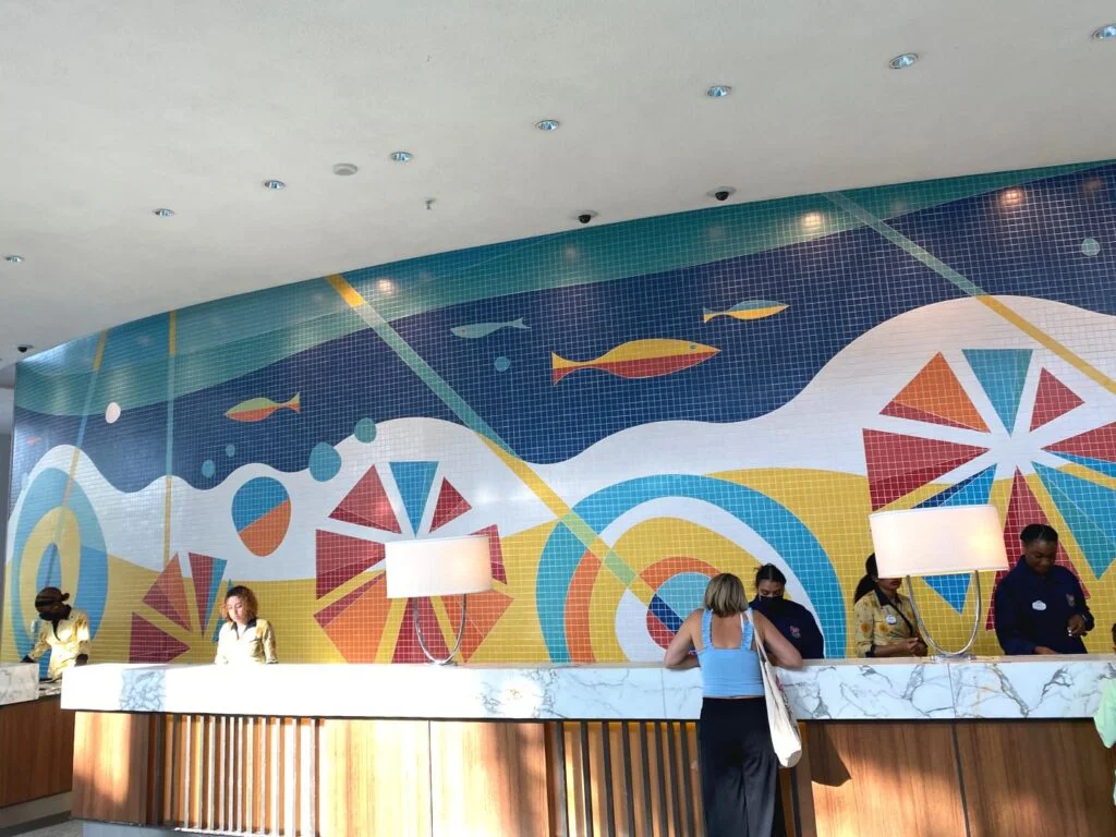 Front Desk at Universal's Cabana Bay Beach Resort