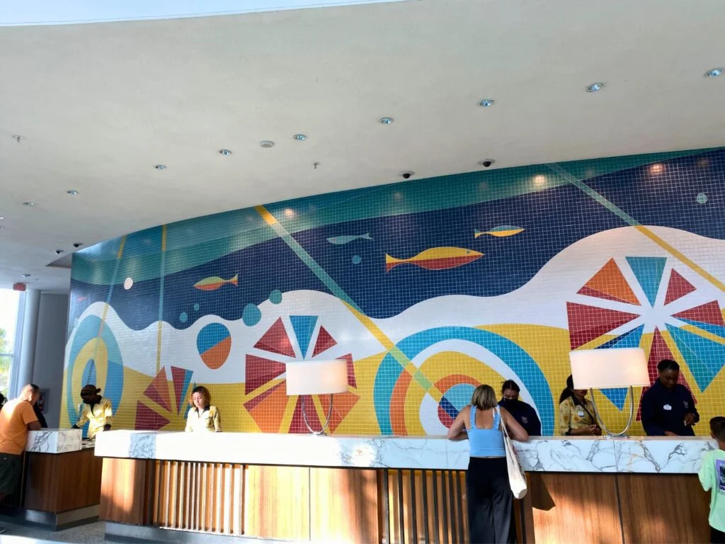 Front Desk at Universal's Cabana Bay Beach Resort