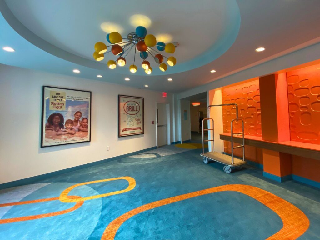 Hotel Room Hallway at Universal's Cabana Bay Beach Resort
