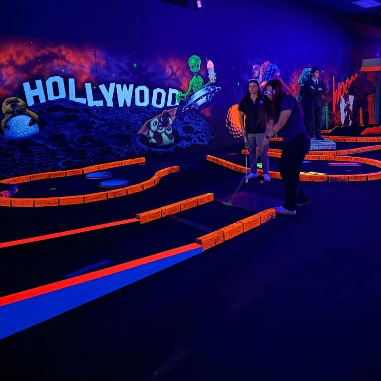 Indoor places lake country Black Light Mini Golf Adrenaline Rush Leesburg - @arraceway