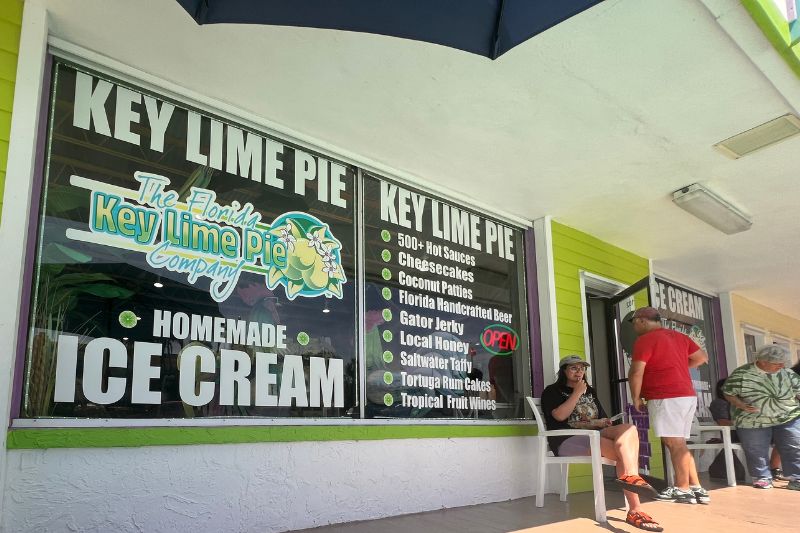 Key Lime Pie Shop Cocoa Beach storefront - Michelle Spitzer