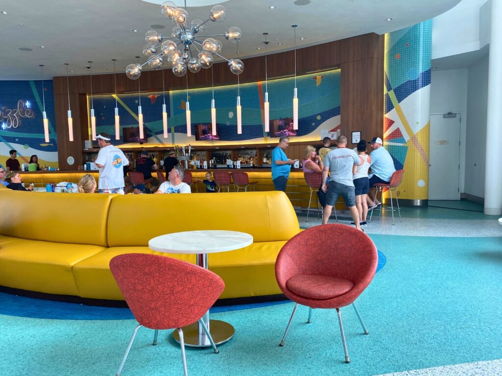 Lobby and Swizzle Lounge at Universal's Cabana Bay Beach Resort 