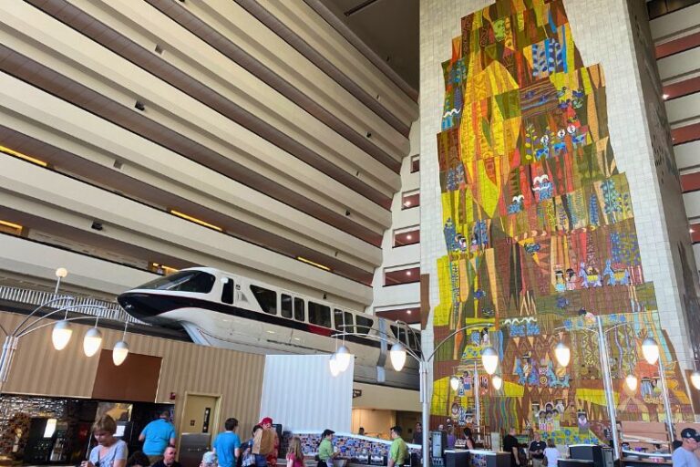 View of Monorail from Contempo Cafe