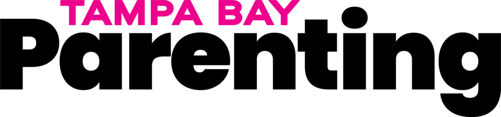 Logo for Tampa Bay Parenting Magazine, featuring a modern design with clean lines and text in pink containing the words 'TAMPA BAY' in smaller font and the word 'Parenting' in a larger font, with TAMPA BAY centered between the 'P' and the 't' in Parenting. The Tampa Bay Parenting Magazine logo represents the family-orientated monthly magazine and publication Tampa Bay Parenting Magazine that has provided a monthly subscription print magazine, resources and information for parents in the Tampa Bay and surrounding west central Florida area since 2006. Tampa Bay Parenting is part of Hooray Media Group.