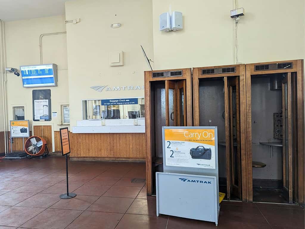 Orlando Train Station Check in Area