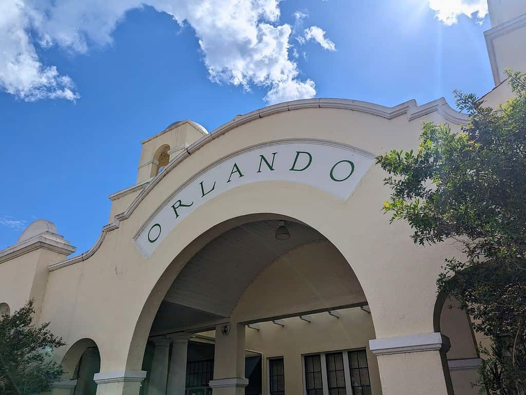 Orlando Train Station Entrance 
