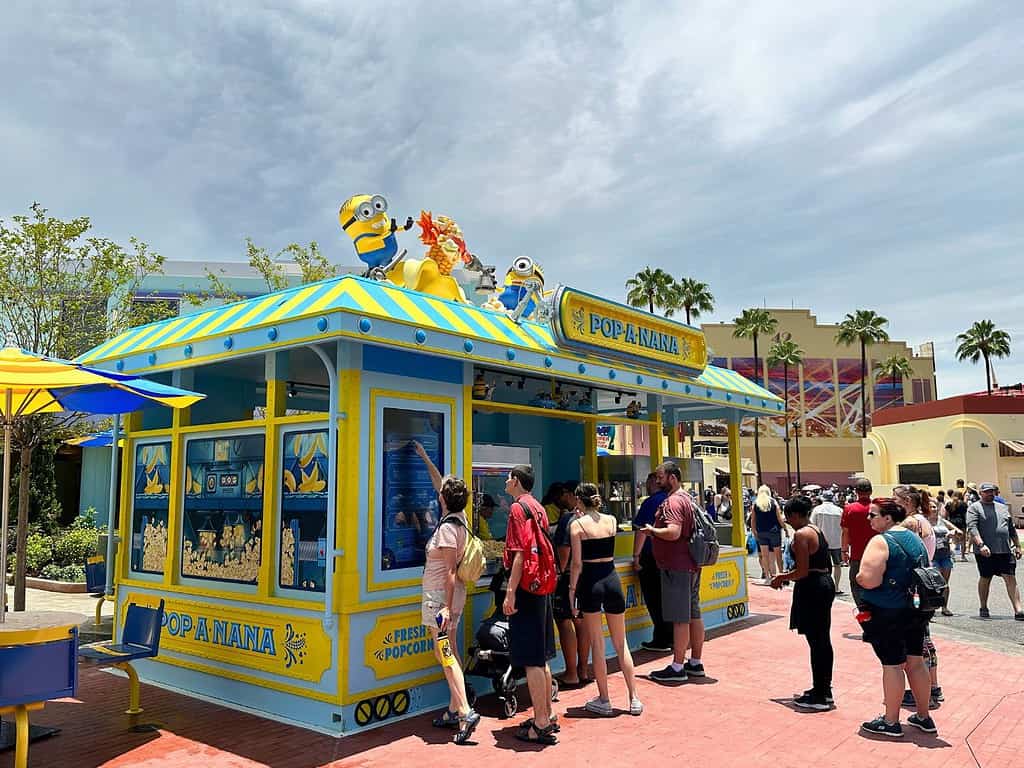 Popcorn Stand at Minion Land Universal Studios Florida 
