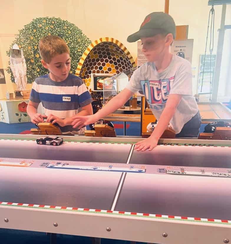 Kids Enjoying Racetrack at Museum of Arts & Sciences Daytona Beach - image by Michelle Spitzer