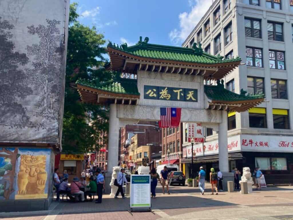 Chinatown in Boston