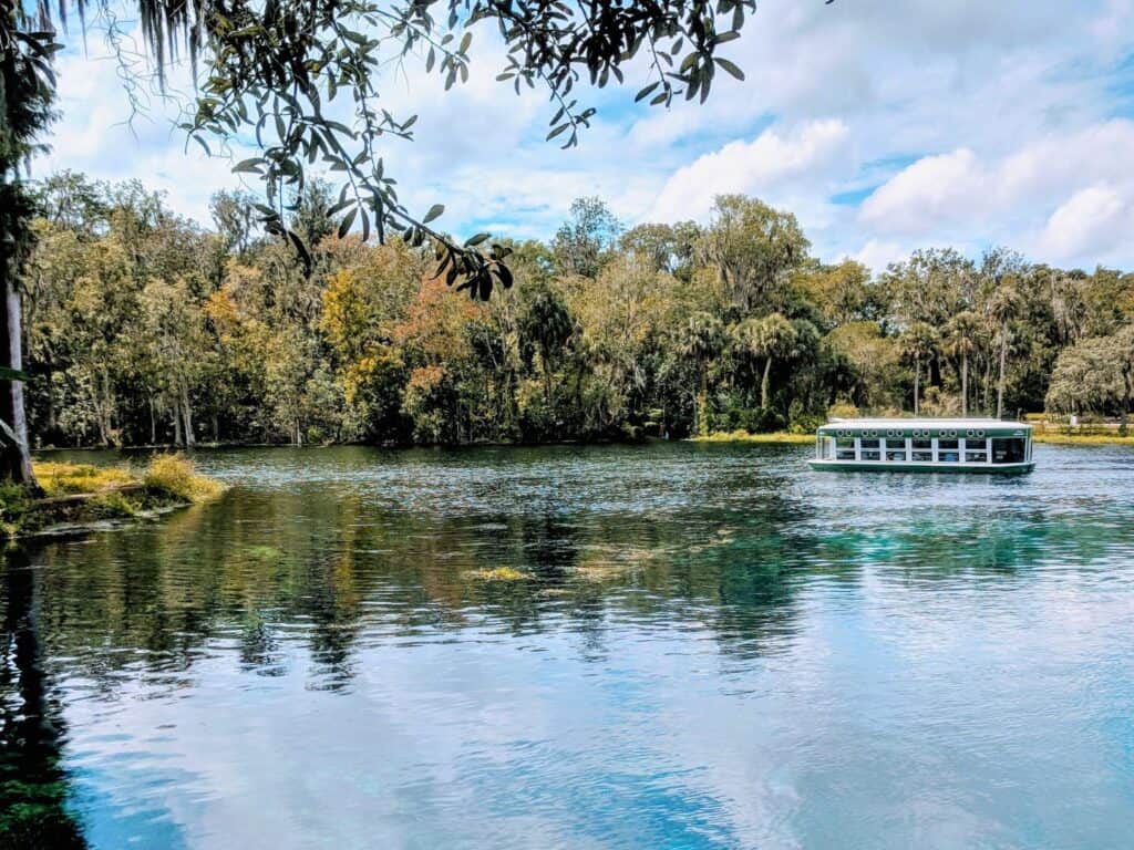Glass Bottom Boat in the lagoon Silver Springs Florida State Park - image by Maria DiCicco