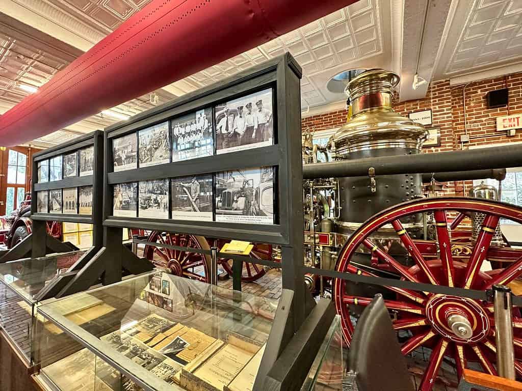 Historic Photos on display Inside Orlando Fire Museum 