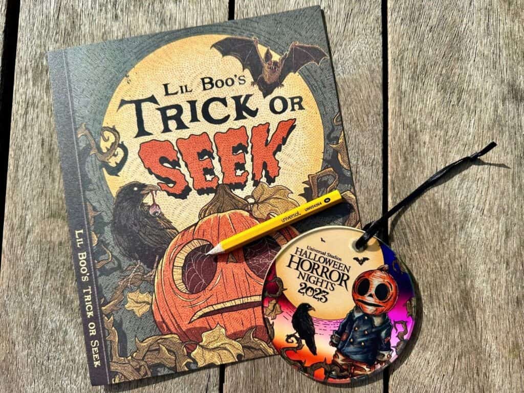 Lil Boo Scavenger Hunt Map Booklet and Prize ornament for 2023