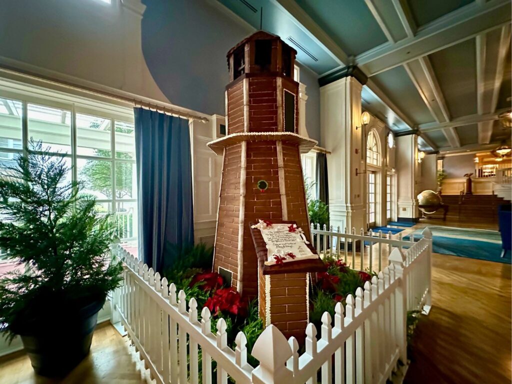 Disneys Yacht Club Resort New Gingerbread Lighthouse