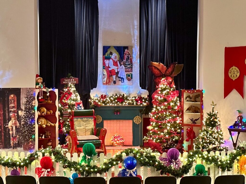 Festival of Trees Santa Claus Greet Area at Orlando Museum of Art