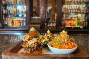 platter of food at raglan road open thanksgiving orlando