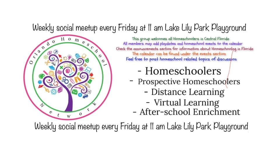 a flyer with info for the Orlando Homeschool Network 
