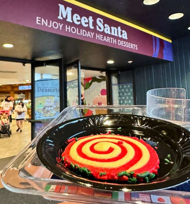 Peppermint Pinwheel Cookie at EPCOT Festival of the Holidays 2023 - image by Dani Meyering