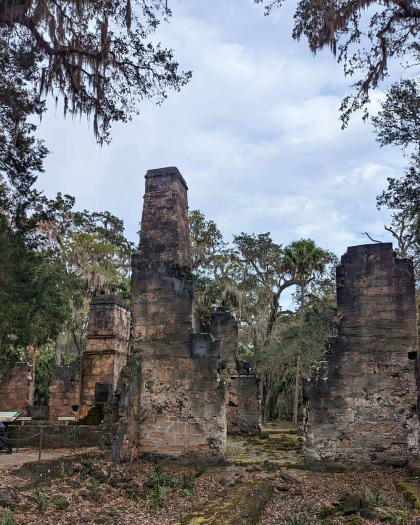 Image of ruins at Bulow Plantation Ruins Historic State Park
