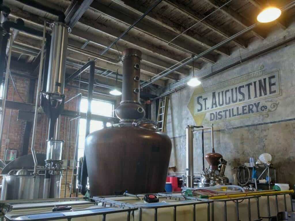 Image of the inside of the St Augustine Distillery