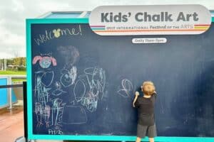 Kids Chalk Art EPCOT Festival of the Arts 2024 - image by Dani Meyering