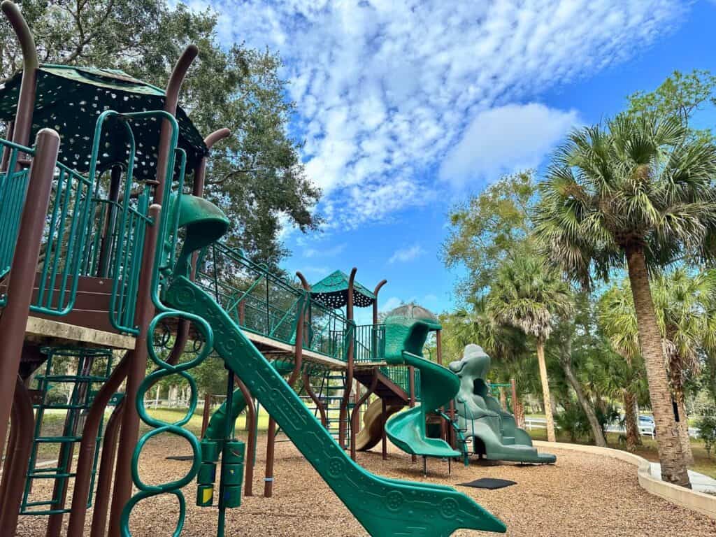 image of large playground at Bill Frederick Park