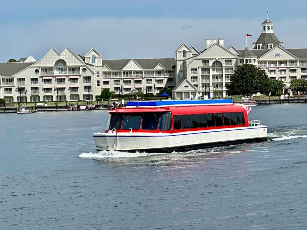 Disney Boat Transportation Coming from Disney's Yacht Club - image by Terri Peters