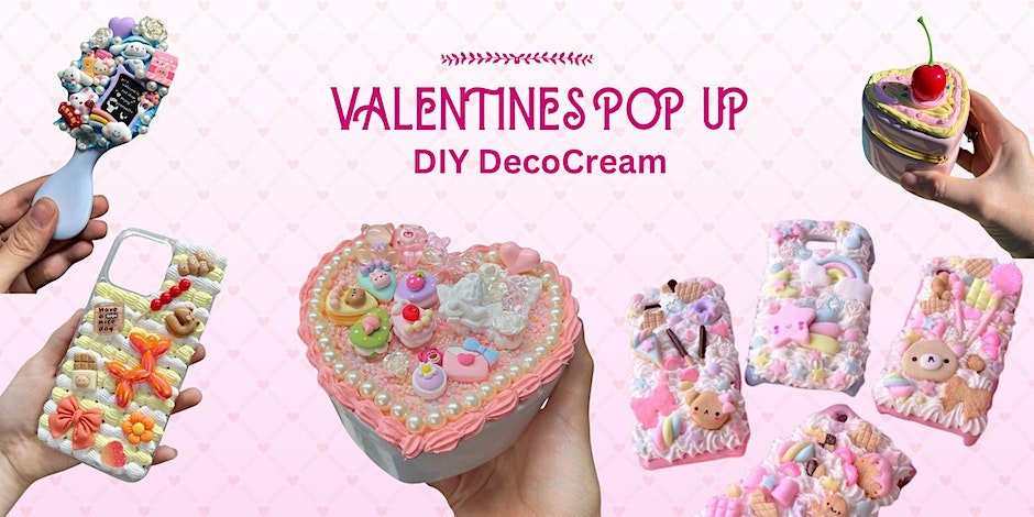 Valentine's Day Activities and Crafts for Kids Orlando - DecoCream flyer