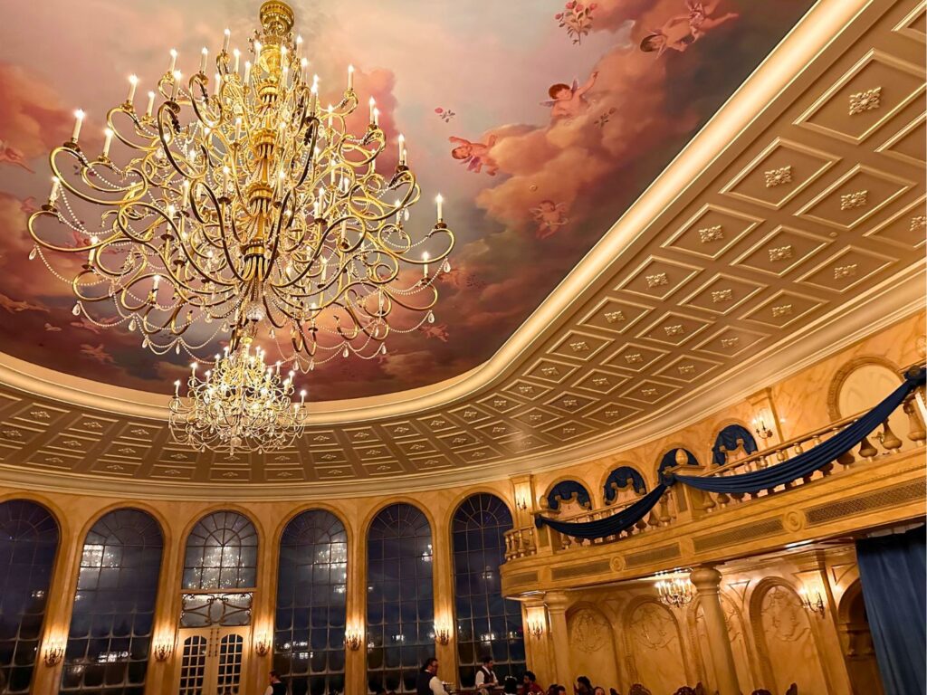 Be Our Guest Ballroom Dining Room at Magic Kingdom