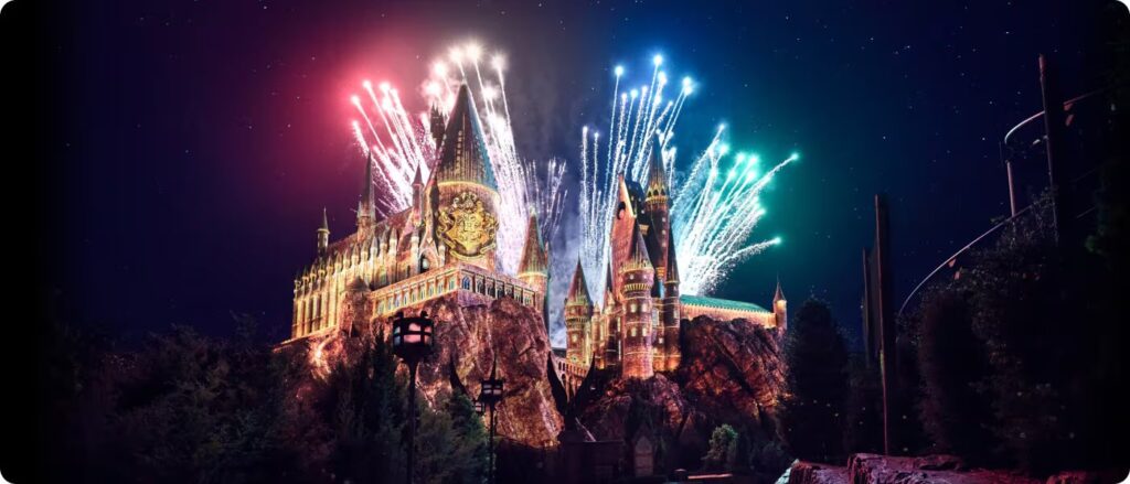 Hogwarts Always Nighttime Fireworks Universal Orlando 2024