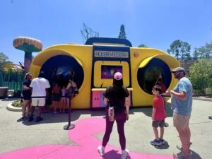 Trolls Treats stand at Universals DreamWorks Land - Image by Terri Peters