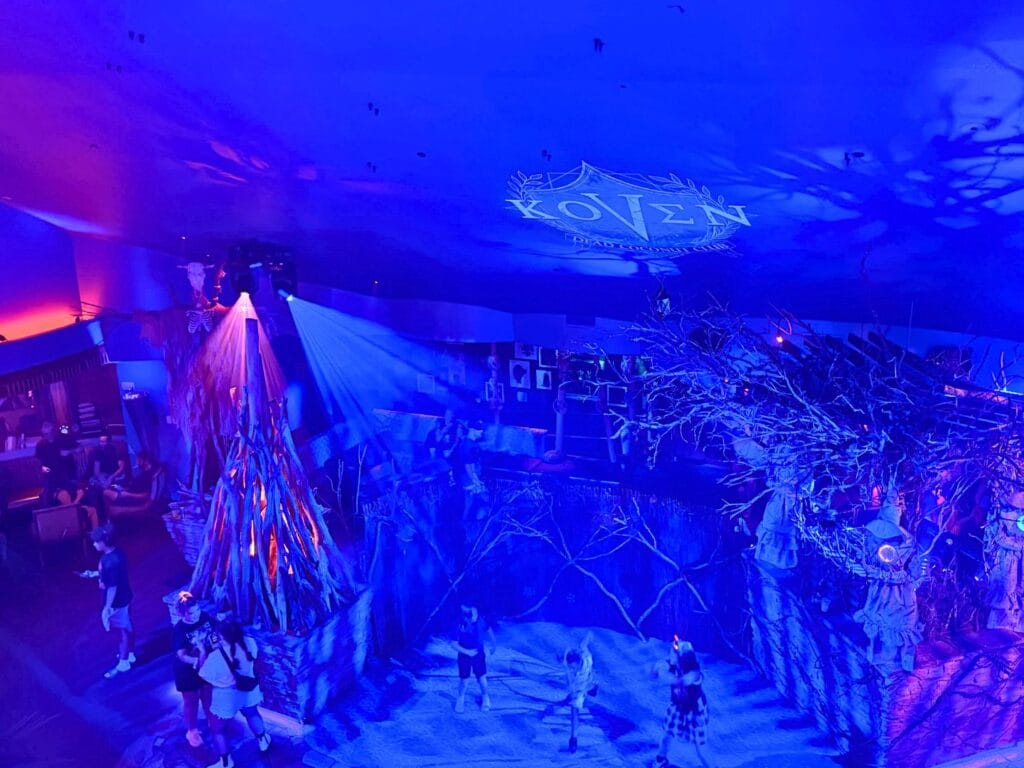 Dead Coconut Club Universal CityWalk Koven Witches Dance Floor - image by Jodi Caballero