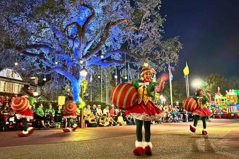 Santa's Toy Shop Disney Christmas Parade at Magic Kingdom