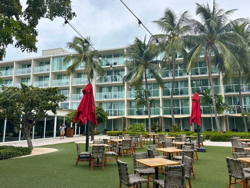 Amara Cay Resort Outdoor Dining and Lawn Islamorada