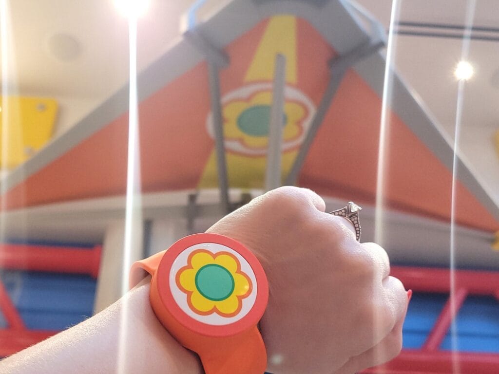 Sport your favorite character with a Power-Up Band in SUPER NINTENDO WORLD - image by Kelly Lamano Diaz