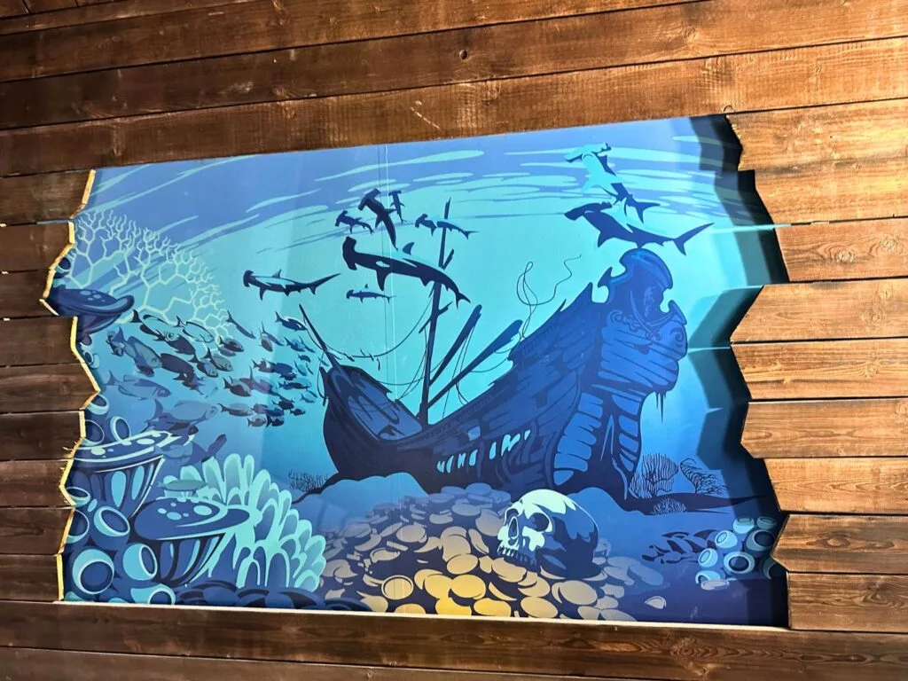 Shipwreck Decoration at SEA LIFE Florida During Construction - image by Dani Meyering compressed