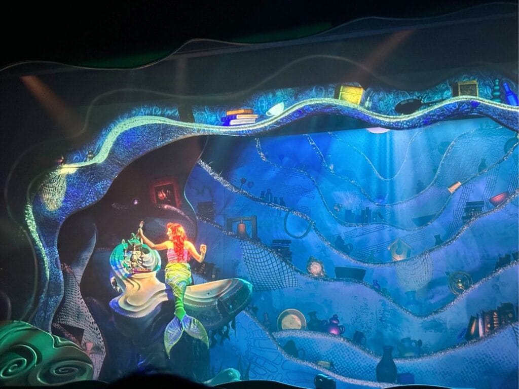 Ariel performer during Part of Your World in The Little Mermaid A Musical Adventure at Disney's Hollywood Studios - image by Dani Meyering