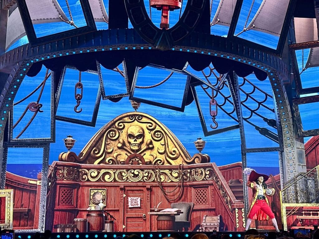 Captain Hook during Disney Villains Unfairly Ever After show hollywood studios - image by Dani Meyering