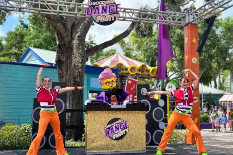 LEGO Festival Dance Party Performers and DJ LEGO Character LEGOLAND Florida - image by Dani Meyering 2