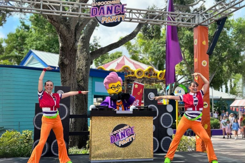 LEGO Festival Dance Party Performers and DJ LEGO Character LEGOLAND Florida - image by Dani Meyering 2