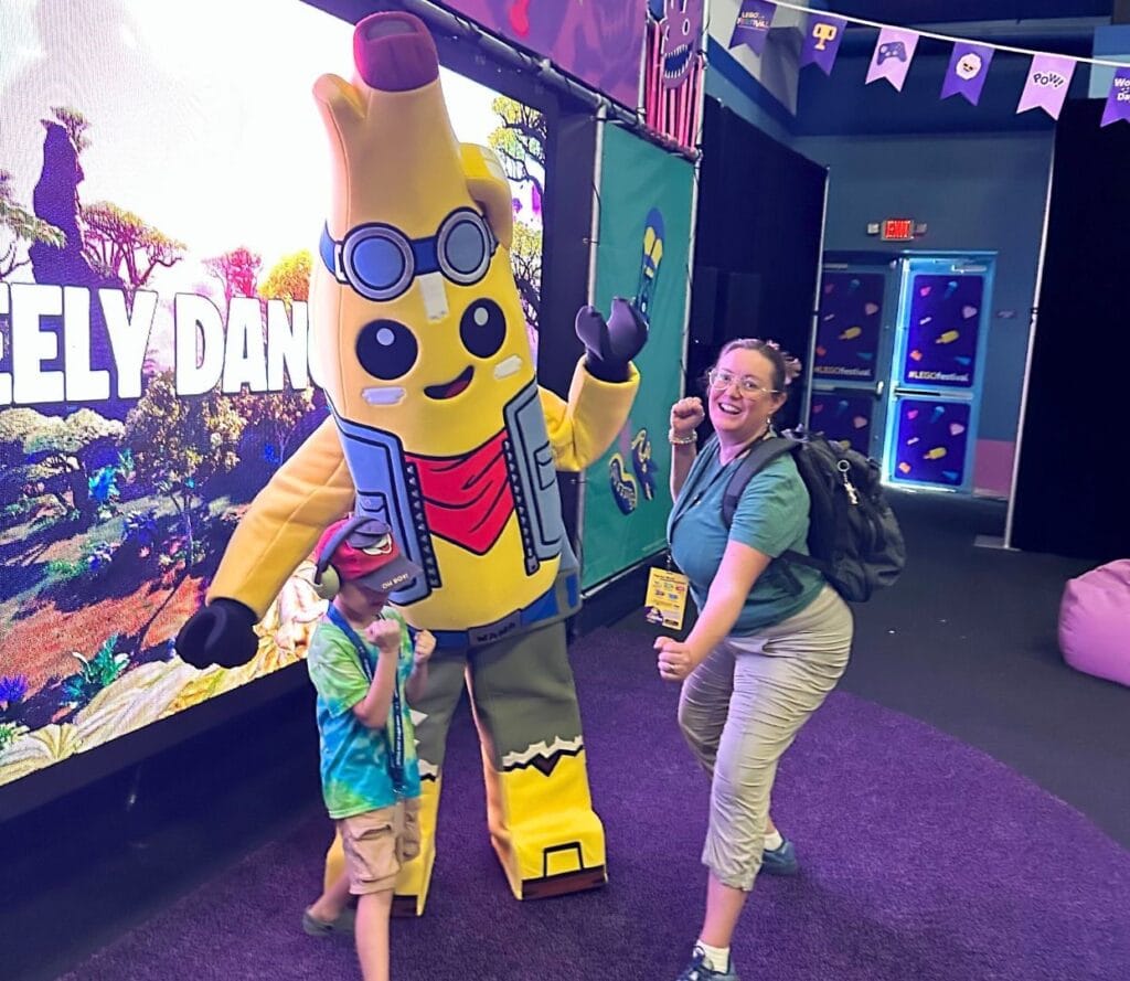 LEGO Festival Peely Character Fortnite Gaming Zone Meet and Greet - image by Dani Meyering