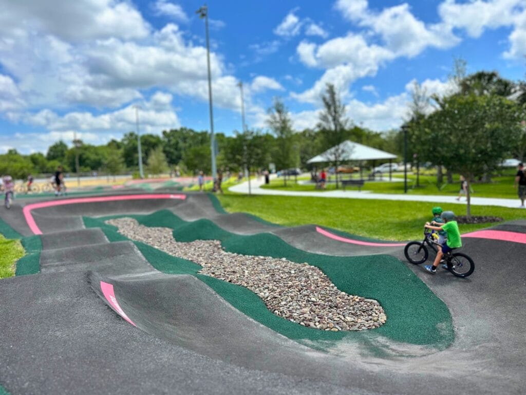 Wheel Park East in Casselberry beginner pump track - image by Dani Meyering