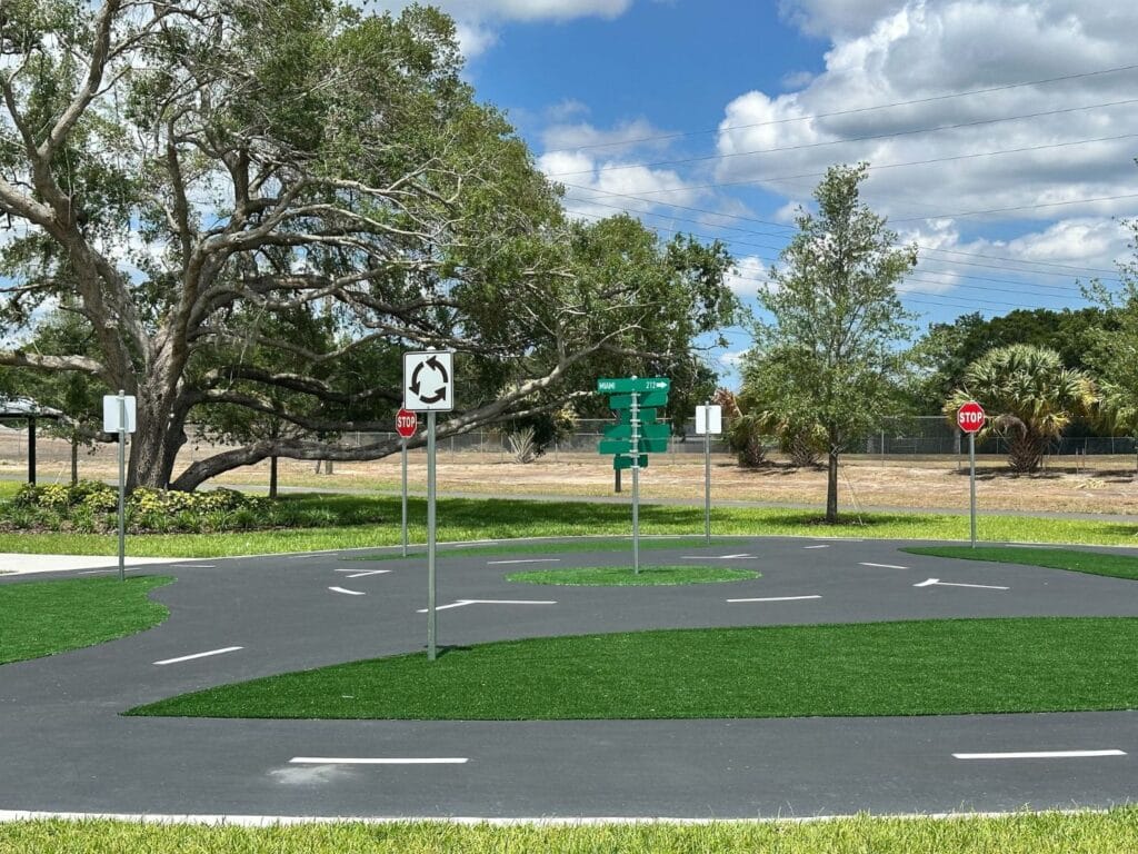 Wheel Park East in Casselberry young kids flat bike path - image by Dani Meyering
