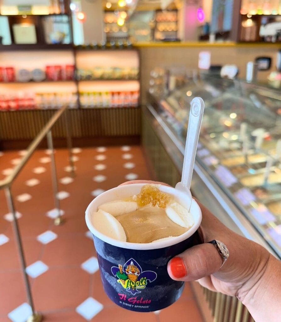Honey Blossom Vanilla Affogato from Vivoli il Gelato Flavors of Florida Disney Spring - image by Dani Meyering