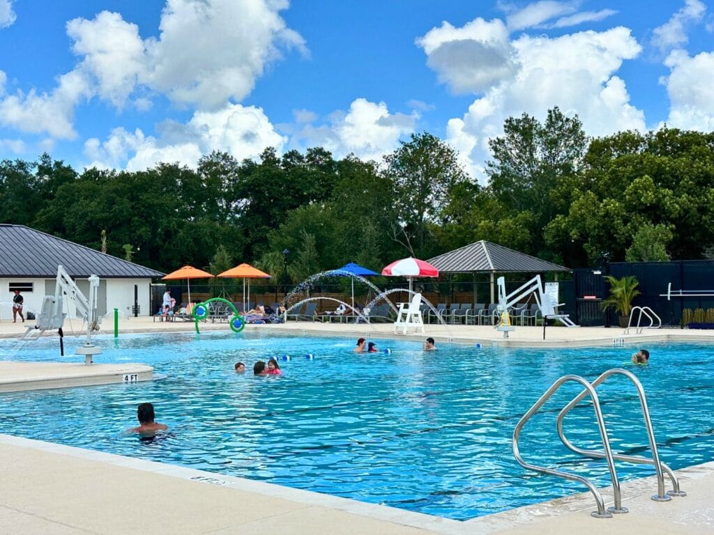 Wirz Park pool Casselberry lap area facing shallow play area - image by Dani Meyering