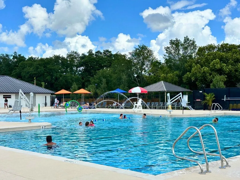 Wirz Park pool Casselberry lap area facing shallow play area - image by Dani Meyering