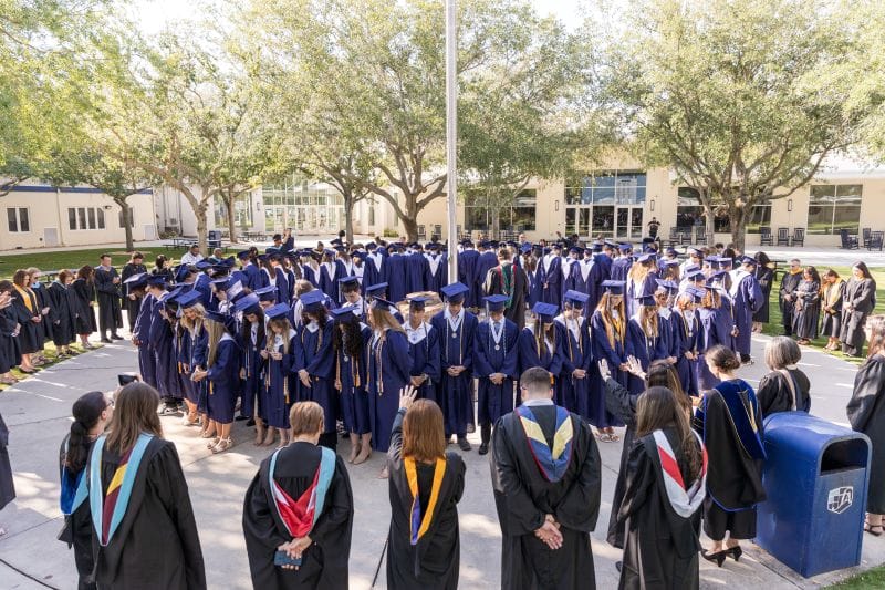 Foundation Academy Students at Graduation