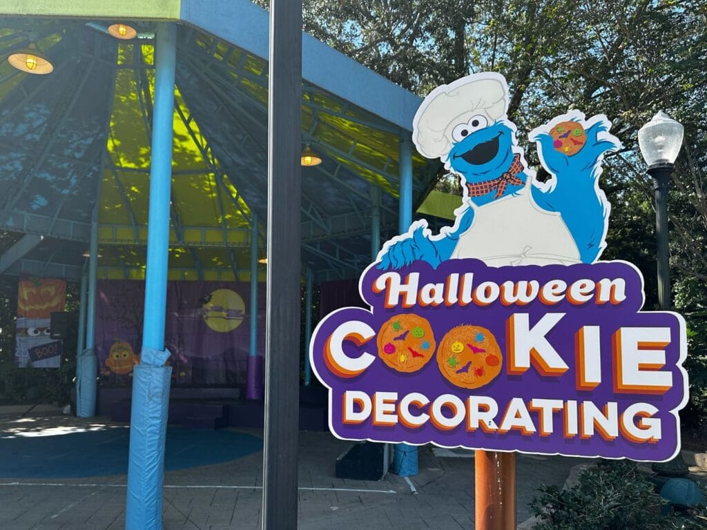 Halloween Cookie Decorating with Cookie Monsters Sesame Street SeaWorld Halloween Spooktacular - image by Hailea Boykin