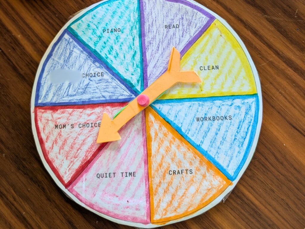 Craft Ideas Spin Wheel - image by Maria DiCicco