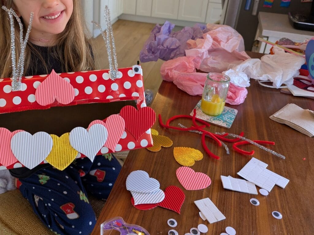 Kids After School Activities young girl shows her hearts craft box - image by Maria DiCicco